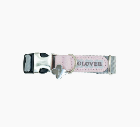 Clover Collar - Pink Gray