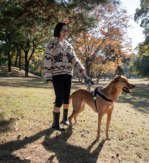 Short Grip Leash - Black